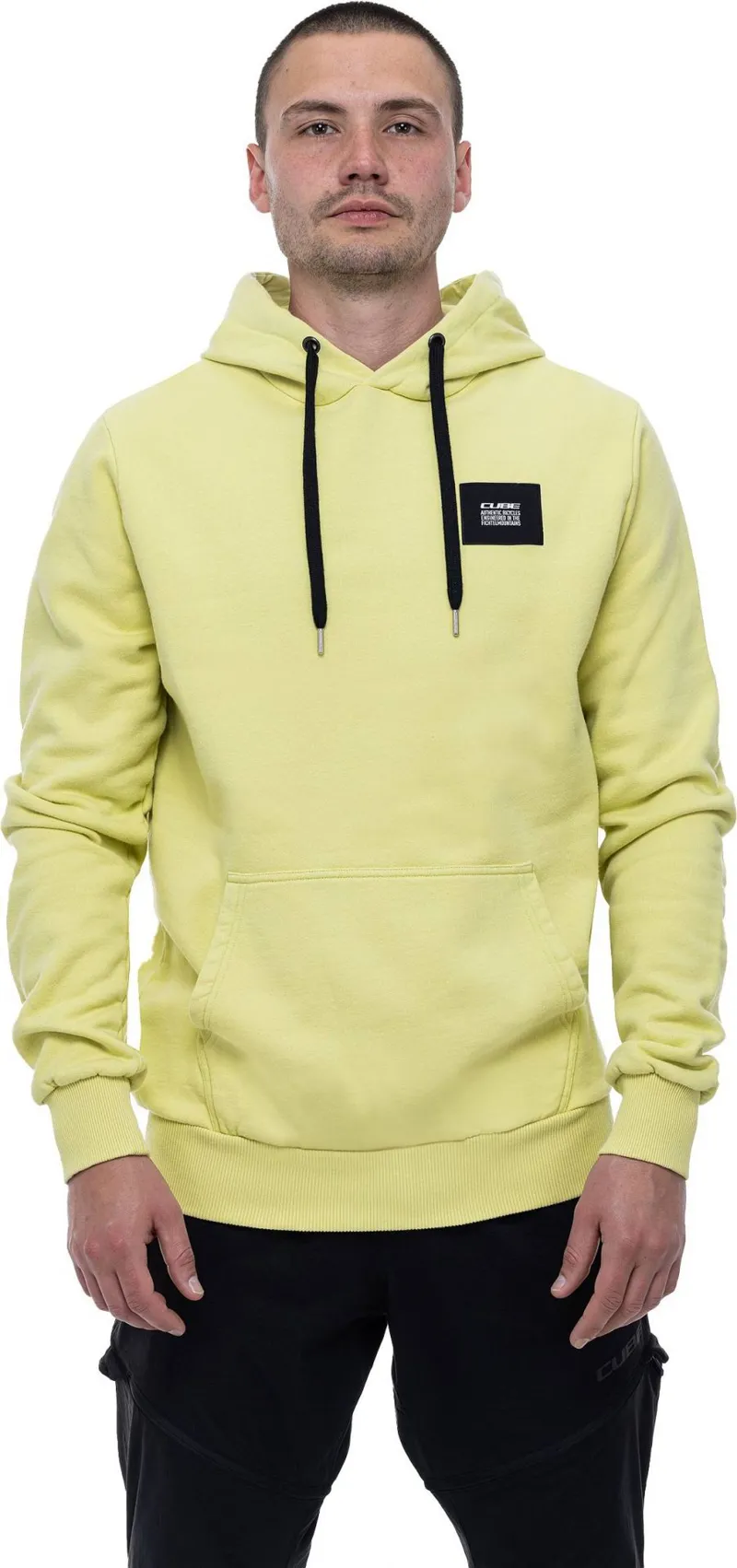 Cube Organic Hoodie in Lime